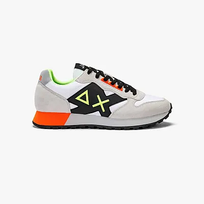 נעלי סניקרס לגבר SUN68 JAKI FLUO