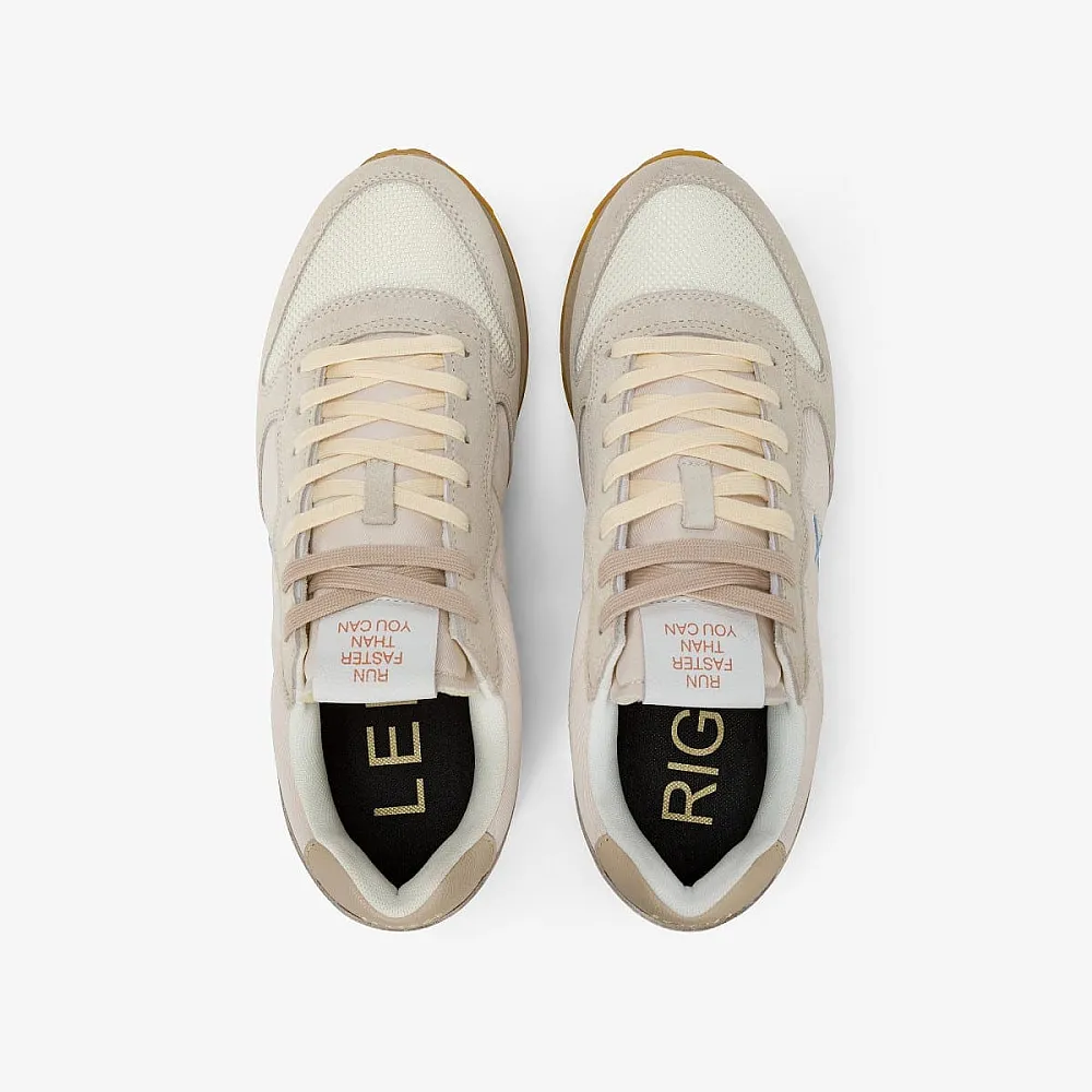 נעלי סניקרס לגבר SUN68 TOM VINTAGE OFF WHITE