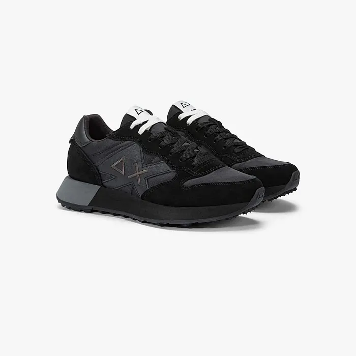 נעלי סניקרס לגבר SUN68 JAKI 2.0 BICOLOR NERO\NERO