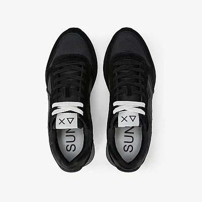 נעלי סניקרס לגבר SUN68 JAKI 2.0 BICOLOR NERO\NERO