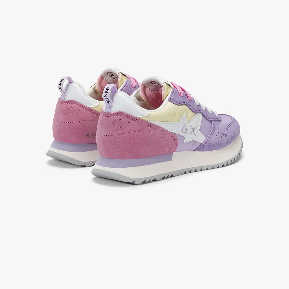 נעלי סניקרס לאישה SUN68 STARGIRL MULTICOLOR LILLA