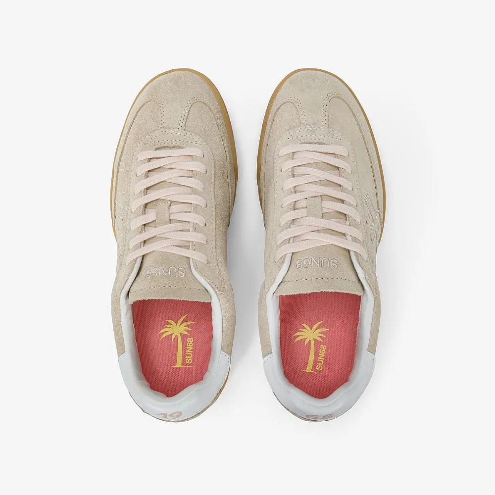 נעלי סניקרס לאישה SUN68 CALIFORNIA SUN OFF WHITE
