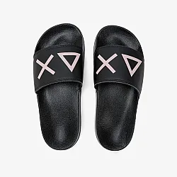 נעליים לאישה SUN68 SLIPPERS LOGO BLACK