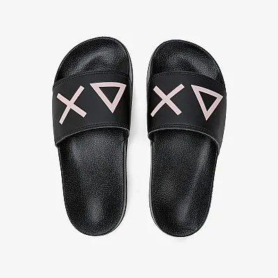 נעליים לאישה SUN68 SLIPPERS LOGO BLACK