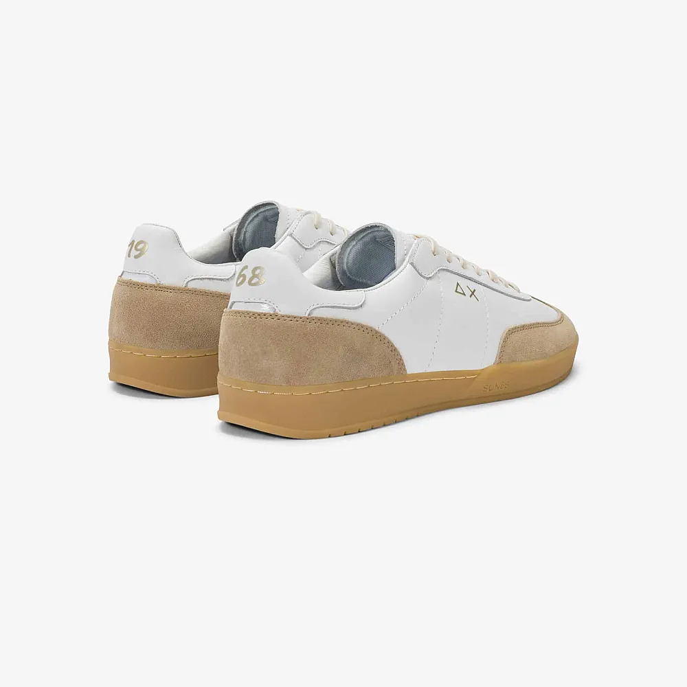CALIFORNIA SUN LEATHER- WHITE/BEIGE