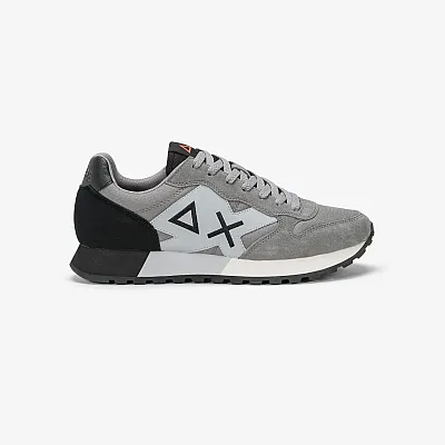 נעלי סניקרס לגבר SUN68 JAKI SOLID - Light Gray