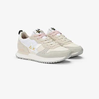 נעלי סניקרס לאישה SUN68 STARGIRL MULTICOLOR - White