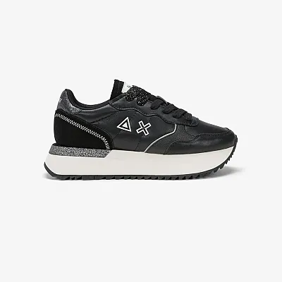 נעלי סניקרס לאישה SUN68 BIG ALLY PU - Black