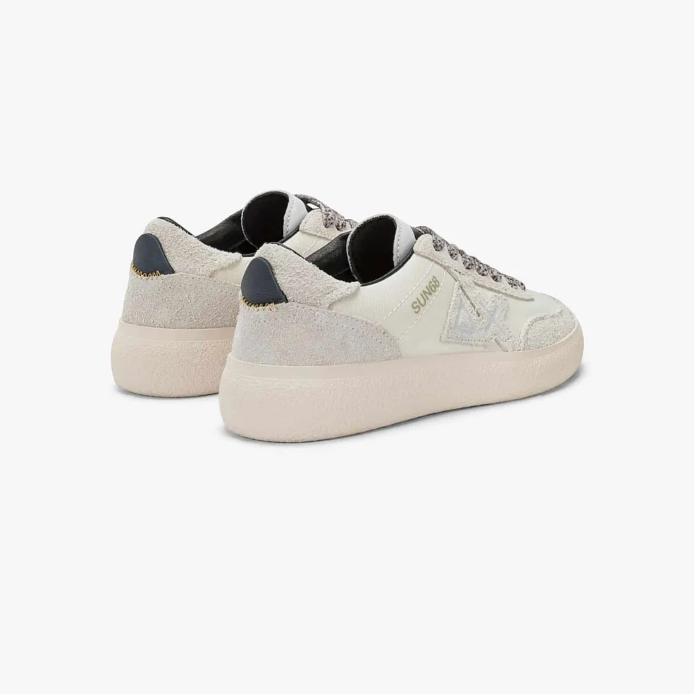 נעלי סניקרס לאישה SUN68 SALLY - OFF WHITE