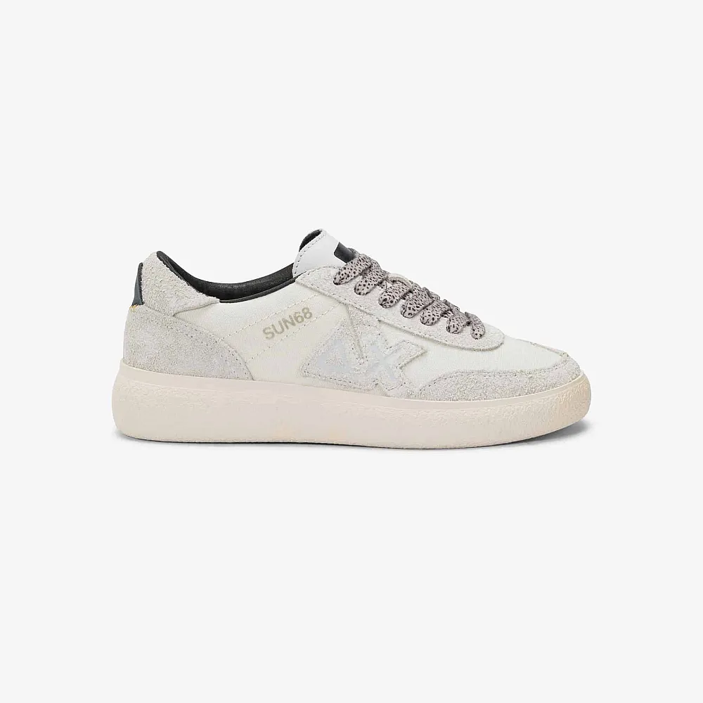 נעלי סניקרס לאישה SUN68 SALLY - OFF WHITE