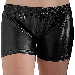 מכנסון מטאלי שחור