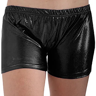 מכנסון מטאלי שחור