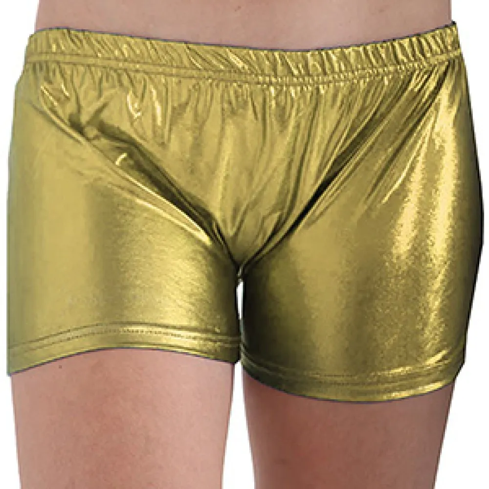 מכנסון מטאלי זהב
