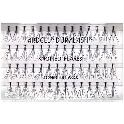 ריסים בודדים - knotted long black