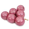 כדורים בצבע ורוד לעץ אשוח 6 סמ