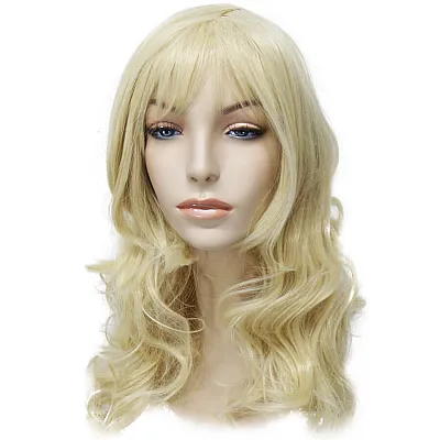 פאת קנקלון ארוכה גלית בצבע בלונד