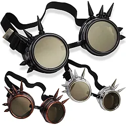 משקפי גוגלס סטים פאנק - כסף