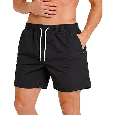 בגד ים קצר שחור קלאסי