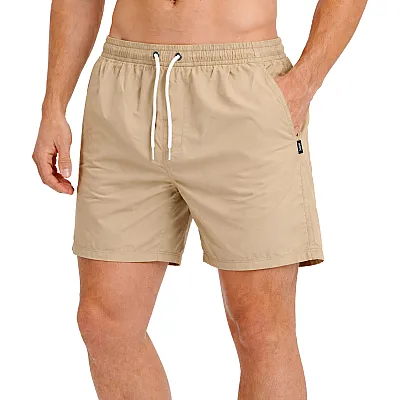 בגד ים קצר בצבע בז'