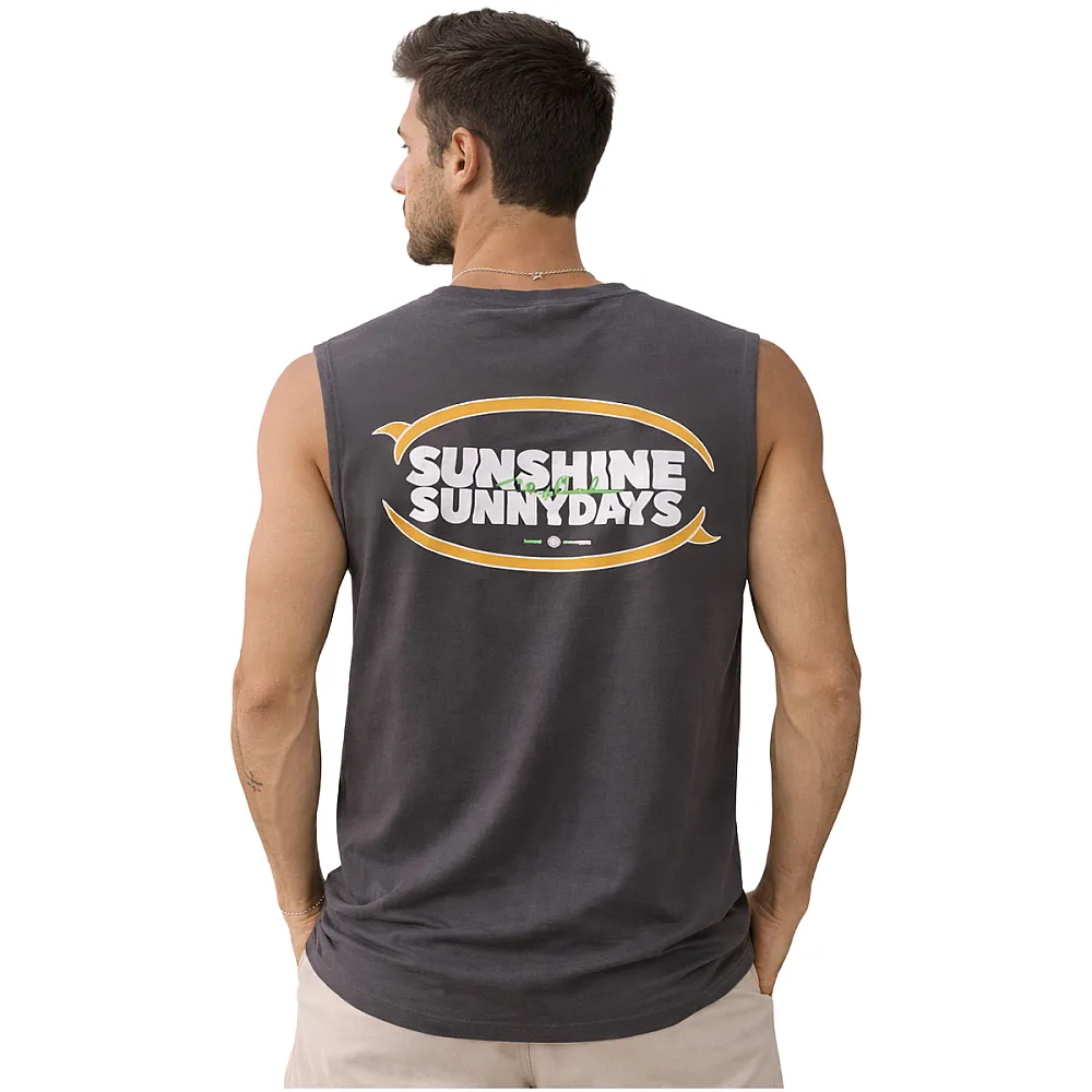 גופיית גבר אפורה Sunshine Sunnydays