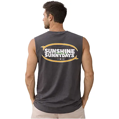 גופיית גבר אפורה Sunshine Sunnydays