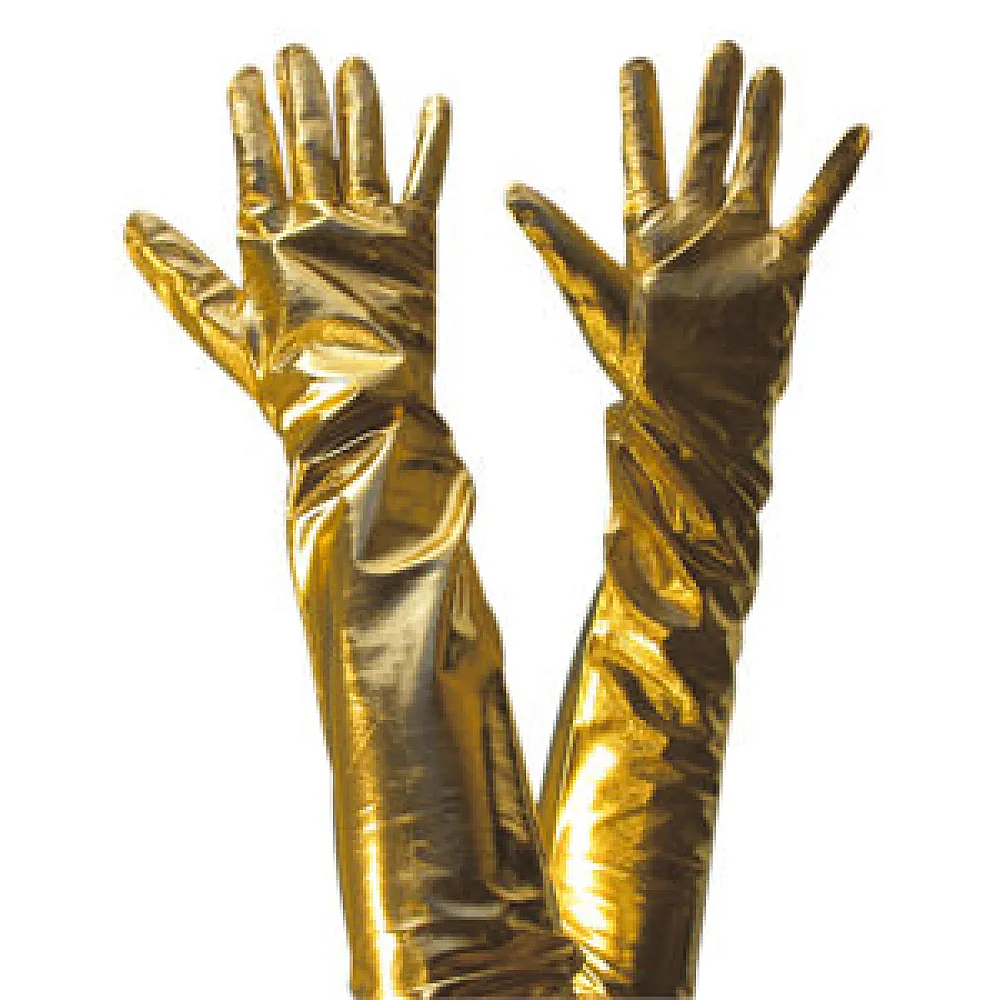 כפפות זהב ארוכות