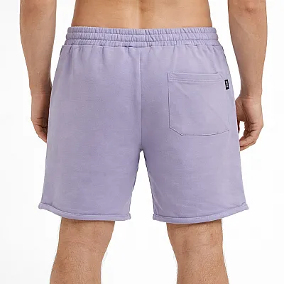 מכנסי טריינינג קצרים סגול בהיר