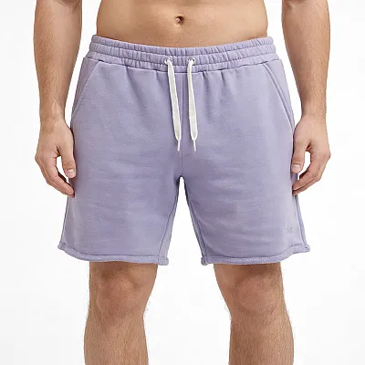 מכנסי טריינינג קצרים סגול בהיר