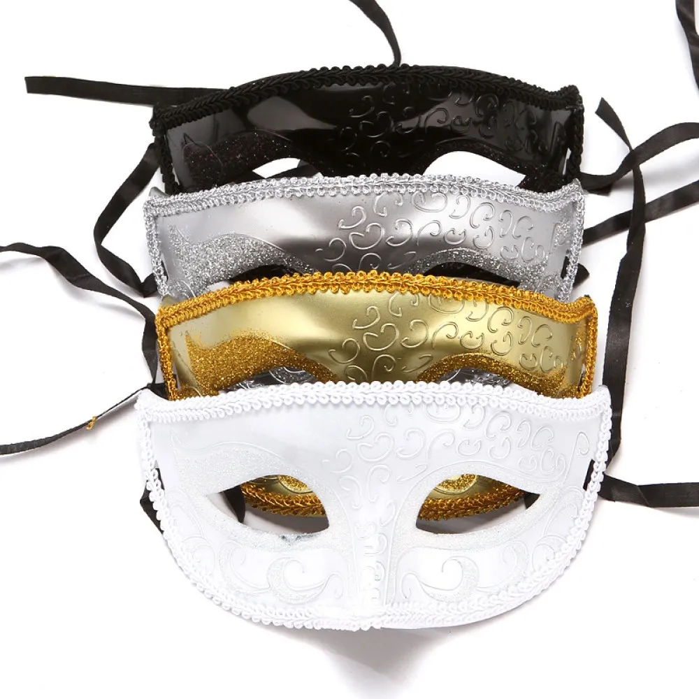 מסכת ונציה מעוטרת לתחפושת