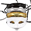מסכת ונציה מעוטרת לתחפושת