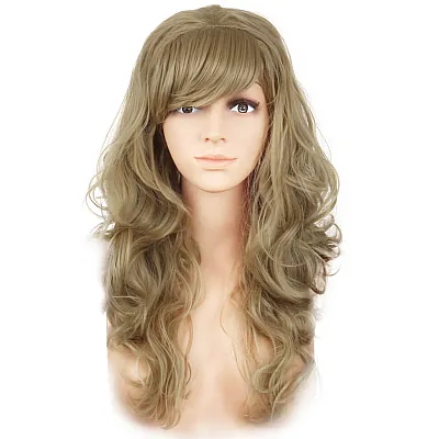 פאה בלונדינית עם הגבהה