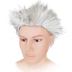 פאה גברית עם קוצים בצבע סילבר