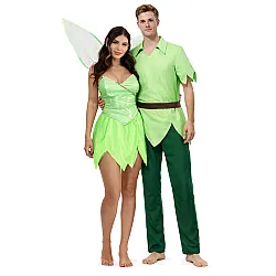 תחפושת זוגית טינקרבל ופיטר פן