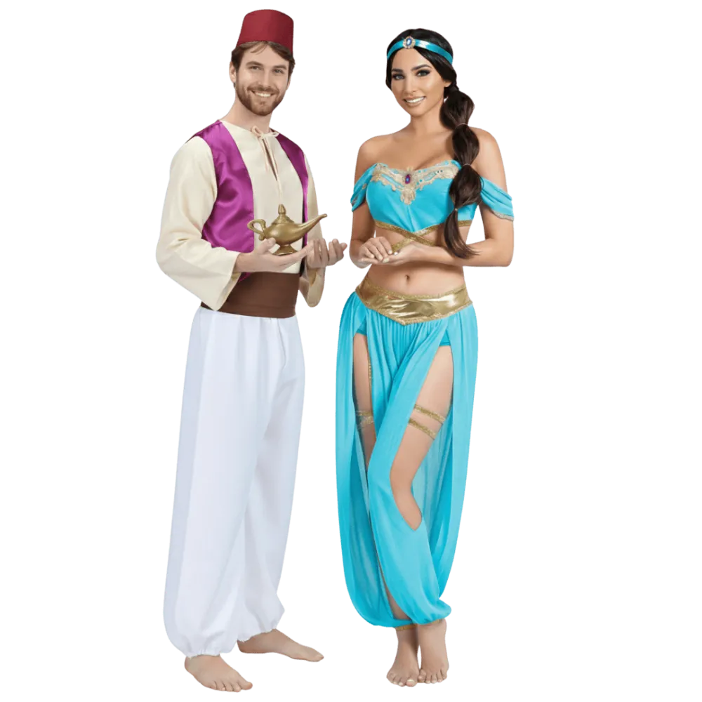 תחפושת זוגית אלאדין ויסמין