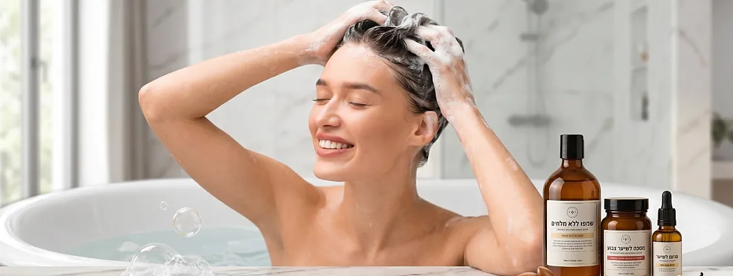 שמפו ללא מלחים, המדריך המלא לבחירת שמפו לשיער בריא, צבוע ופגום