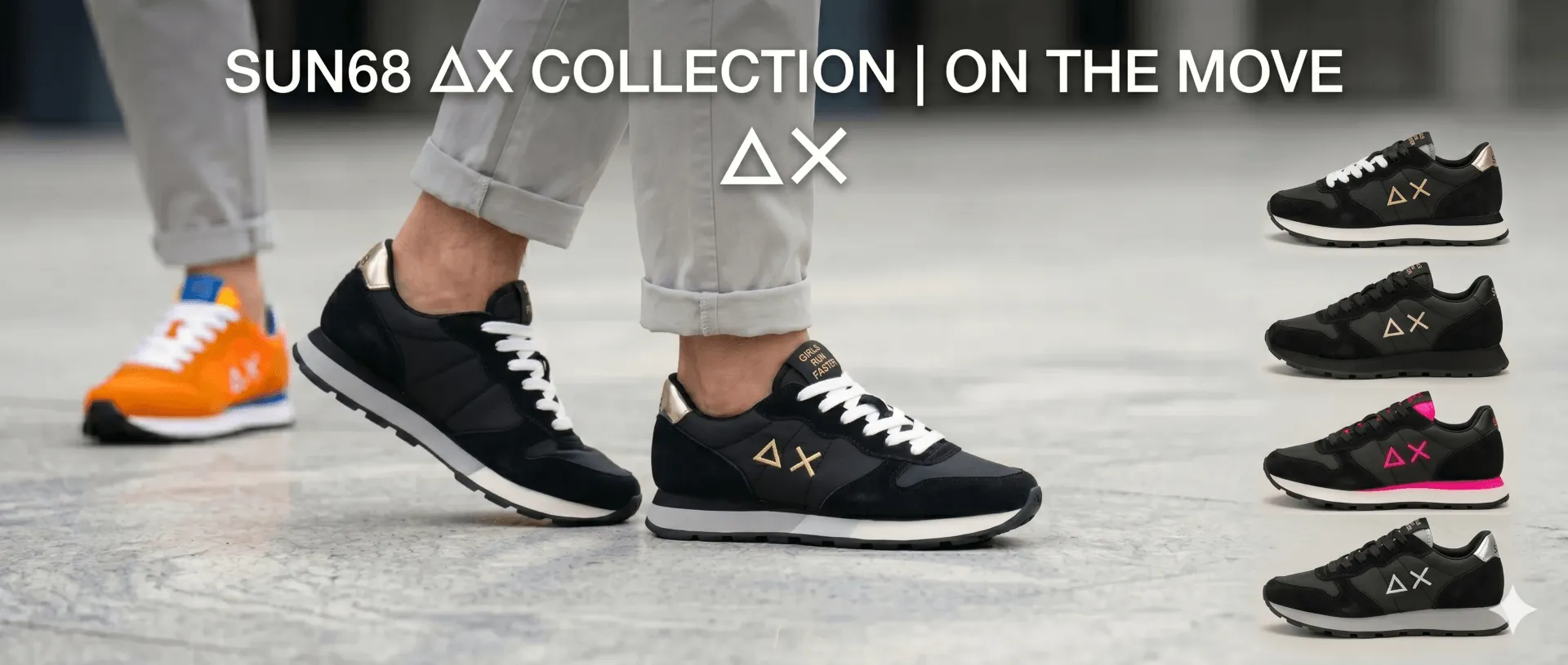 נעלי SUN68 – הסניקרס שמשלבות אסתטיקה איטלקית נקייה עם טאץ' מודרני