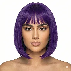 פאת קרה בצבע סגול כהה