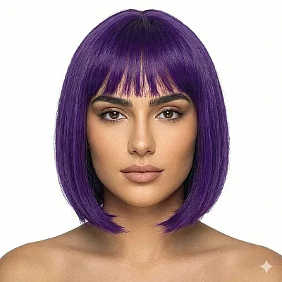 פאת קרה בצבע סגול כהה