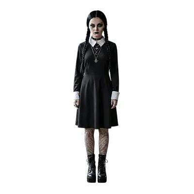 תחפושת ילדה גותית אפלה