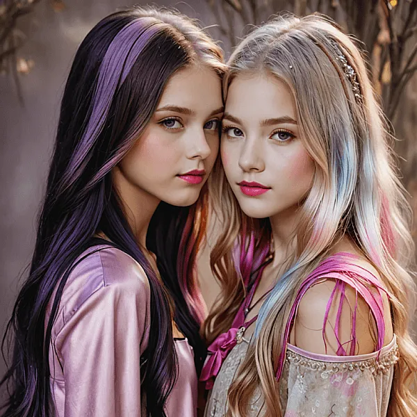 פסי שיער צבעוניים