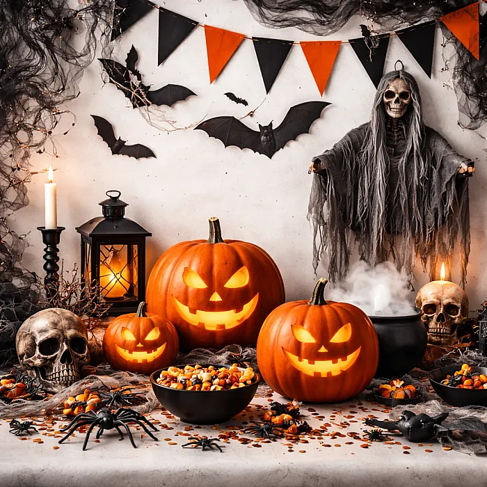 האלווין - קישוטים, אביזרים ותפאורה HALLOWEEN