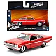 מכונית אספנות שברולט Impala שנת 1961 מהיר ועצבני 8 בקנה מידה 1:32
