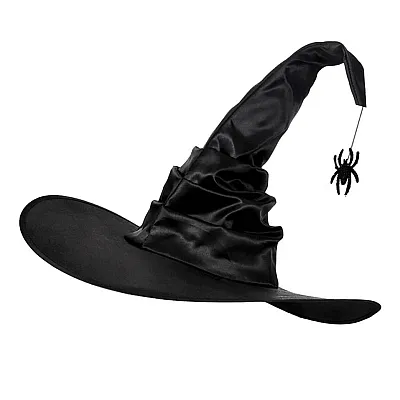 כובע מכשפה עם עכביש
