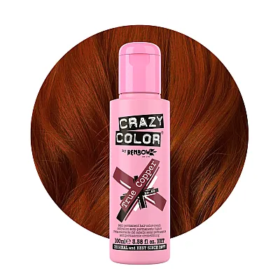 צבע שיער נחושת עמוקה True Copper 80 – Crazy Color, 100 מ״ל