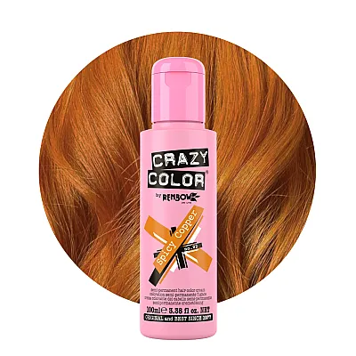 צבע שיער נחושת ג׳ינג׳ית Spicy Copper 82 – Crazy Color, 100 מ״ל