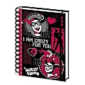 מחברת כריכה קשה ספירלה "I AM Crazy For You"