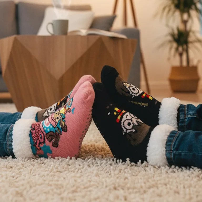 גרבי חורף פרוותיים מעוצבים בדמויות